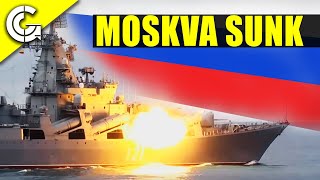 The Russian warship Moskva has sunk outside of Crimea