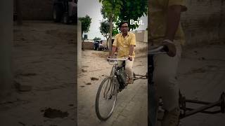 Haryana: Hisar के इस ग्रुप ने बनाया साइकिल को Electric Cycle बनाने वाला यंत्र #shorts #innovation