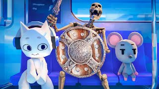 Skeleton Banging Shield x RAT DANCE