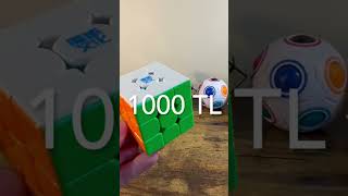 5 TL VS. 1000 TL ZEKA KÜPÜ, RUBIK KÜP