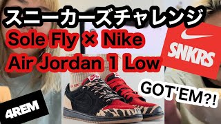 【スニーカー】スニーカーズ挑戦！Sole Fly × Nike Air Jordan 1 Low 【ジョーダン】