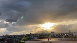 9/24、朝の伯耆富士…今日の予報は曇り時々晴れ☁️☀️、27度