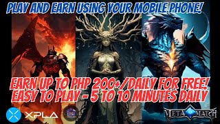 EARN UP TO PHP 200+/DAILY FOR FREE -5 TO 10 MIN DAILY PLAY - PLAY IT ON YOUR MOBILE \u0026 EARN FOR FREE!