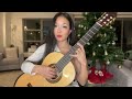 carol of the bells arranged and played by thu le classical guitar christmas song