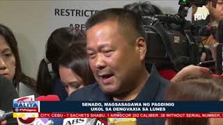 Senado, magsasagawa ng pagdinig ukol sa Dengvaxia sa Lunes