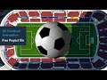 3D Football Animation in After Effects Tutorials | Free Project#aftereffects #tutorial #worldcup 