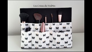 Organiseur pliable de bureau pour maquillage - couture - dessin - Tuto couture ValMa