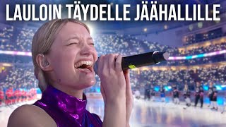 LAULOIN TÄYDELLE JÄÄHALLILLE | viikonloppuvlogi