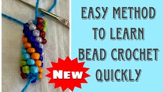 Ep:1 Bead crochet tutorial for beginners #beadcrochet #crochet #crochetrope #beadedjewelry