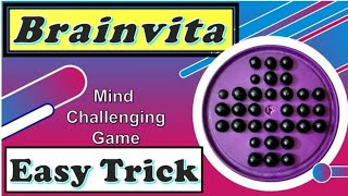 Easy Trick To Solve Brainvita - Win The Marble Solitaire Game In 1 MINUTE | Learning and fun