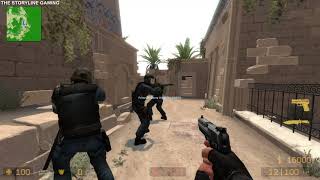 Counter Strike : Source - Anubis Strip - Gameplay "CT Forces" (with bots) No Commentary