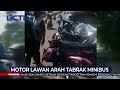 Motor Lawan Arah Tabrak Minibus di Depok, Seorang Ibu Penumpang Motor Tewas #SeputariNewsPagi 08/05