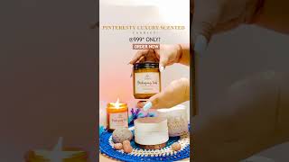 Pinteresty Luxury Scented Candles! @Gmaa_candles #aesthetic #candle #homemade #luxury #shortsvideo