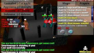 Time4ownage vs. Xx Nut Xx (RuneScape Classic RSC Wilderness PK DM)