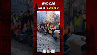 Sind das diese TROLLE?…🤔🤣 #shorts #bauern #landwirte #shortsfeed #proteste #politik #ampel