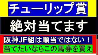 2022年 チューリップ賞 最終予想【簡単すぎ。阪神JF組について説明。当てたいなら見たほうがいいよ。】