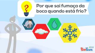 Por que sai fumaça da boca quando está frio?