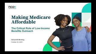 Making Medicare More Affordable: The Critical Role of Low-Income Benefits Outreach [Hill Briefing]