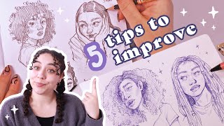 5 Tips To Improve Your Art This Year!
