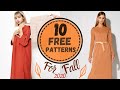 10 FREE patterns in 10 minutes for Fall 2020!