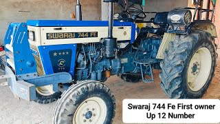 स्वराज ट्रैक्टर 🤔 Swaraj 744 Fe बिकाऊ 📞9897168813 second hand tractor Rp traders shamli ✌️