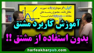 حل تست های کاربرد مشتق بدون استفاده از مشتق!!کاربرد مشتق رو با حرف آخر اینجوری یاد بگیر|استاد منتظری