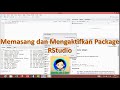 Memasang dan Mengaktifkan Package Di RStudio | Instal Package R