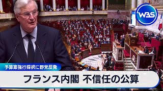 フランス内閣 不信任の公算　予算案強行採択に野党反発【WBS】