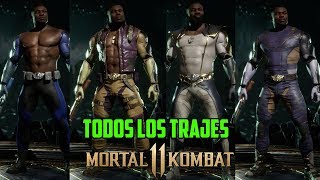 Mortal Kombat 11 | Jax | Todos los Trajes, Intros y Poses |