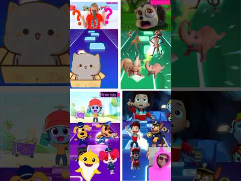 Vlad y Niki vs Jungle Beat Exe vs Sheriff Labrador Exe vs Paw Patrol X Coffin Dance Tiles Hop 193