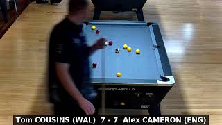 Euro 8 Ball | Tom COUSINS (WAL) vs Alex CAMERON (ENG)