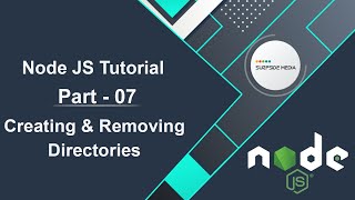 Node JS Tutorial - Creating & Removing Directories