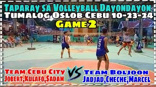 Game2:Money Game,Team Cebu City Jobert,Kulafo,Sadam Vs.Team Boljoon Jadjad,Cheche,Marcel.10-23-24