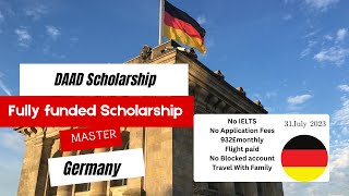 How to Apply for DAAD Helmut Schmidt Masters Scholarship in Germany 2023/2024  No Blocked Account