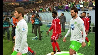 PES 2018 | Wolfsburg vs Bayern Munchen | Gameplay PC