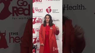 Sara Bareilles is levitating tonight at the American Heart Association #RedDressCollection -  💃