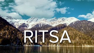 Top places in Abkhazia - Lake Ritsa and Geghi Waterfall - 4K Video