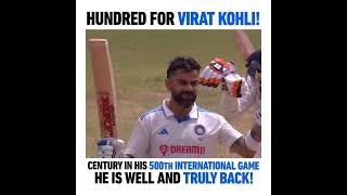 76th International Century from Virat Kohli ❤/#viratkohli #century #indvswitest #viral #trending