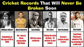 Cricket Records that will Never be broken | Unbreakable Cricket Records | World Records of Cricket