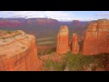 cathedral rock sedona arizona drone video 4k