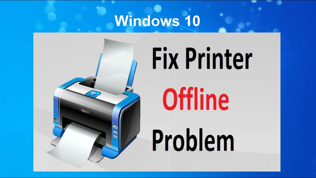 How To Fix Printer Offline In Windows 10 - YouTube