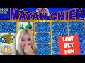 Low Bet FUN!💥Mayan Chief Slot Machine💰Talking Stick Resort💥 Xtra Rewards🔥#slots #konami #casino