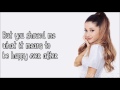 Ariana Grande - Knew Better / Forever Boy (Lyrics)