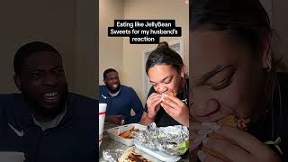 Eating like jellybean sweets #funny #coupledailouges #funnyprank #haaha