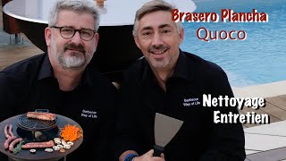 Nettoyage et entretien Brasero Plancha Quoco !