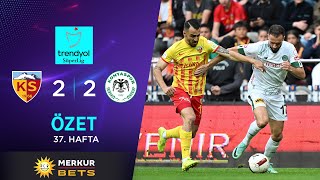 Merkur-Sports | Kayserispor (2-2) Konyaspor - Highlights/Özet | Trendyol Süper L
