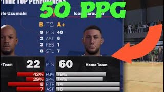 HOW I AVERAGE 50 POINTS PER GAME IN THE REC IN NBA 2K24!!!!!!!!