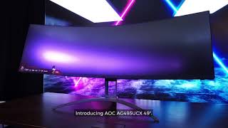 AOC AGON 49 Inch AG493UCX unboxing