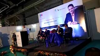 Sri Anantkumar Hegde,Hon’ble Union MoS-SD\u0026E addressed the gathering  in ISH India 2018