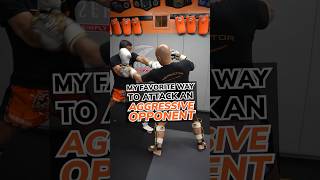 If you have an aggressive opponent in Muay Thai this is what you should do  #muaythai #martialarts